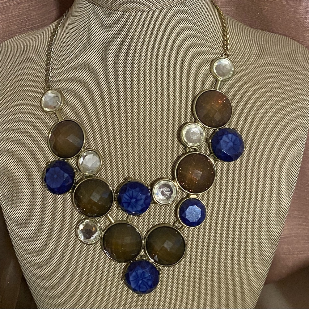 Adjustable Multicolor Statement Necklace